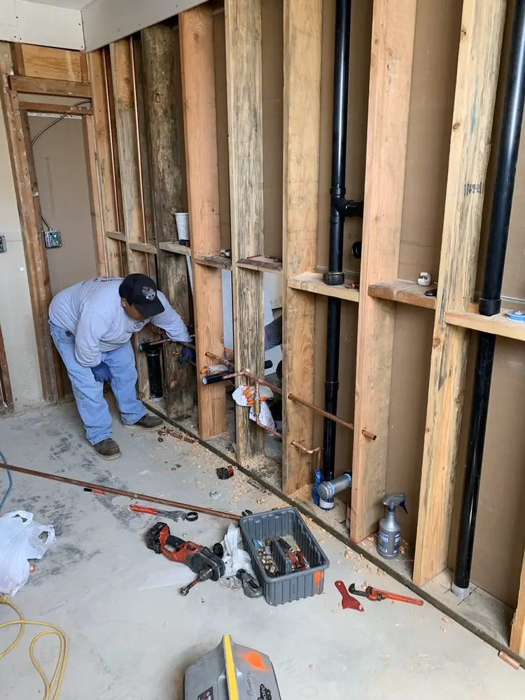 Commercial rough-in plumbing for Gas Line Repair in San Je Village